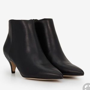 Sam Edelman black kitten heel booties Kinsey